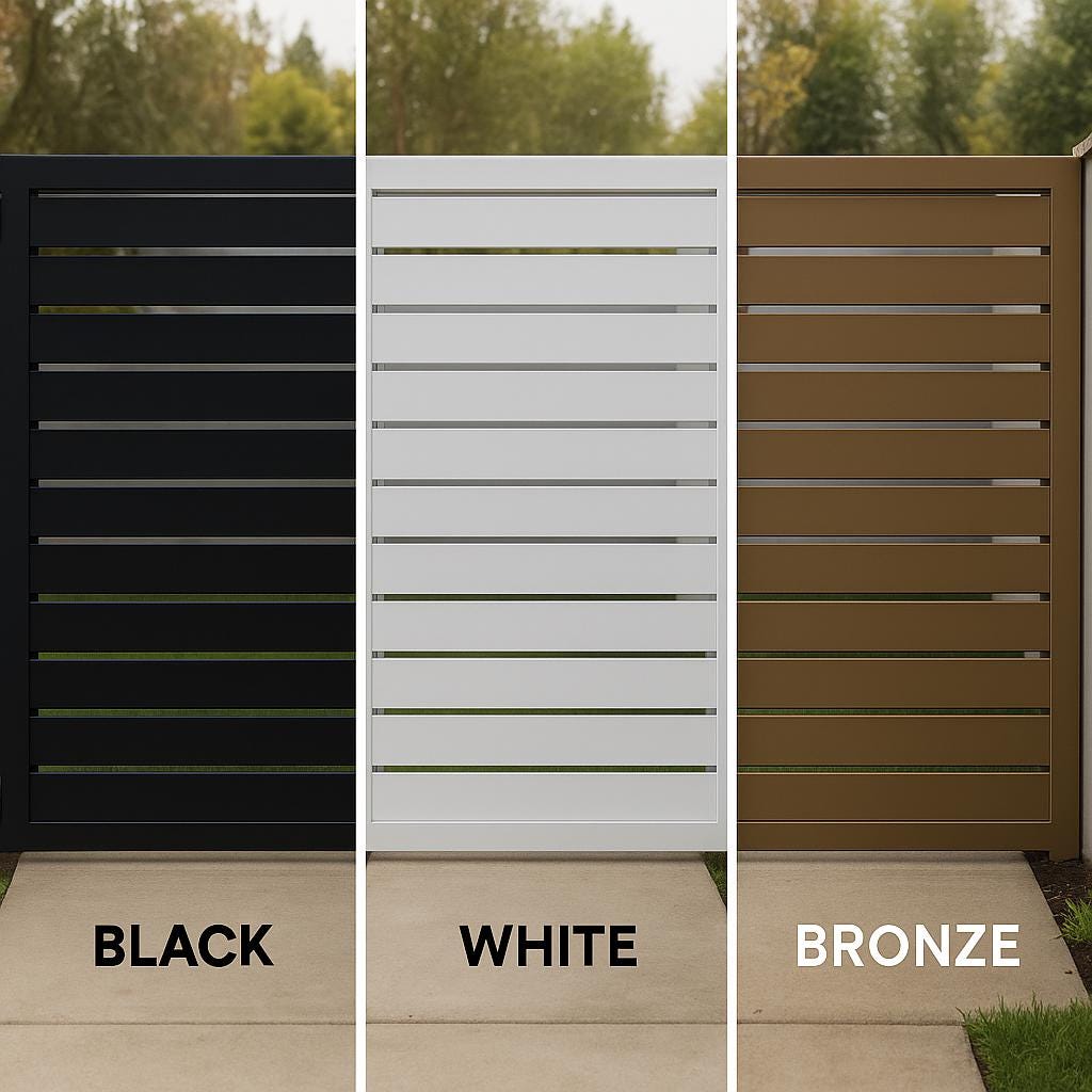 HorizonSteel Modern Steel Garden Gate by the steel fabrication shop, product image 3