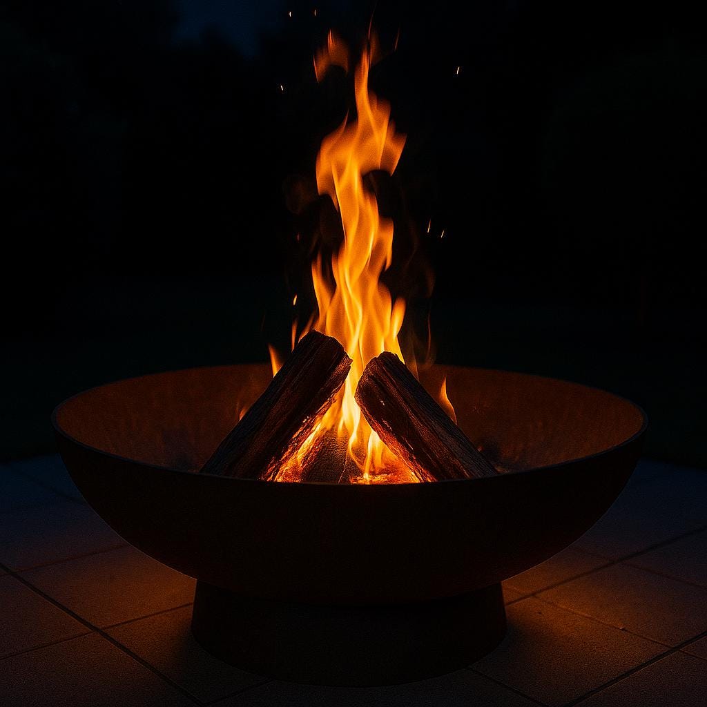 Modern Heavy-Duty Steel Fire Pit Bowl by the steel fabrication shop, product image 2