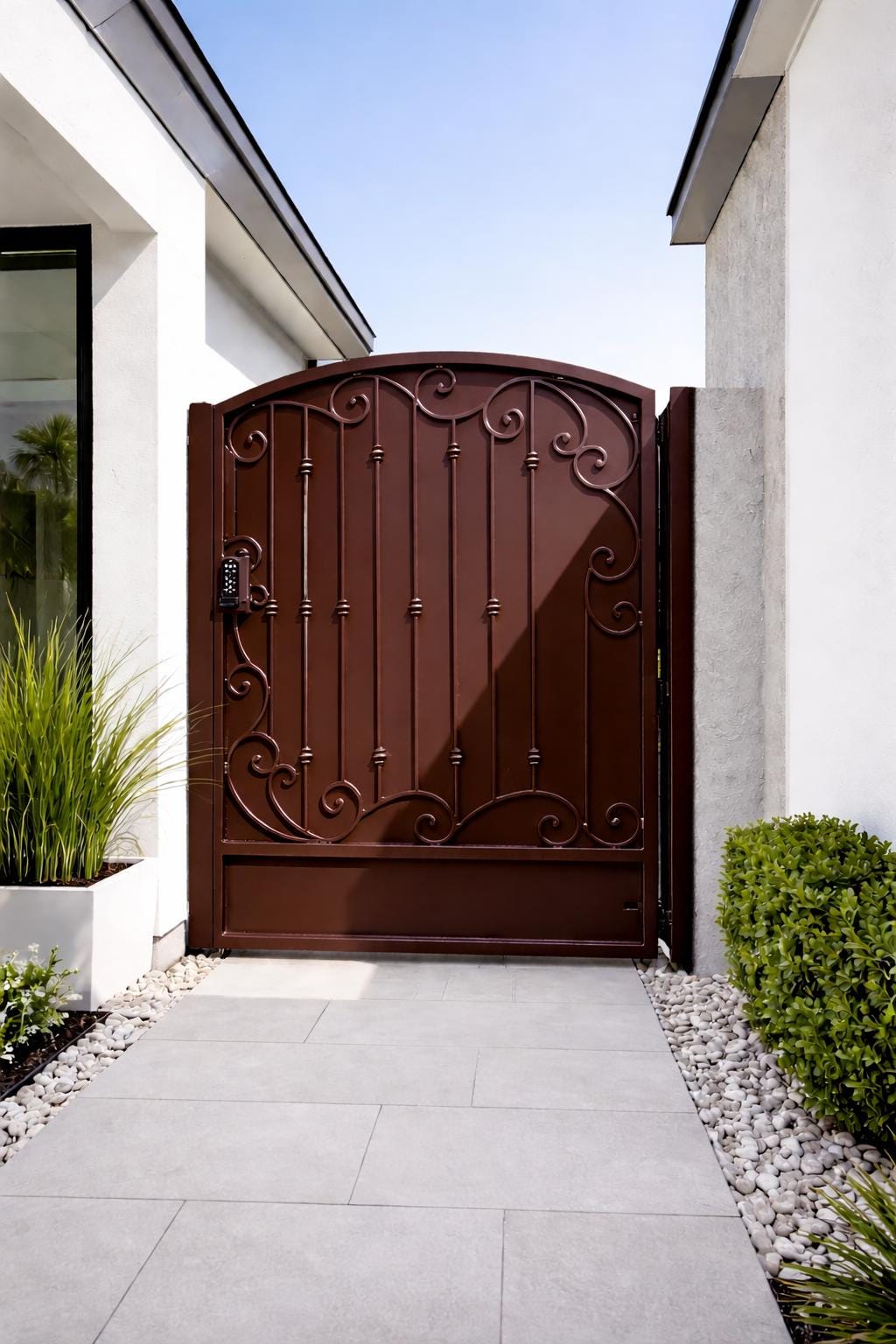Valerra Scroll Security Gate by the steel fabrication shop, product image 3