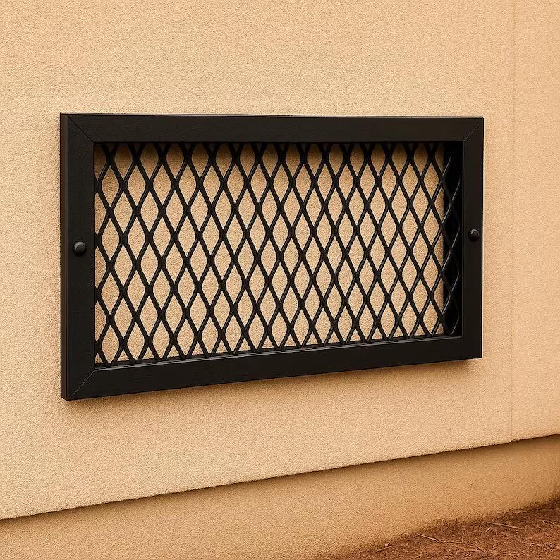 Steel Air Vent Cover – Heavy-Duty Crawl Space Vent Grate by the steel fabrication shop, product image 1