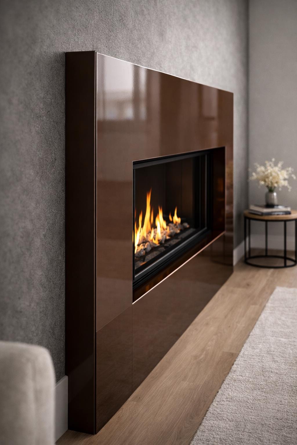 Modern Steel Fireplace Mantel by the steel fabrication shop, product image 1