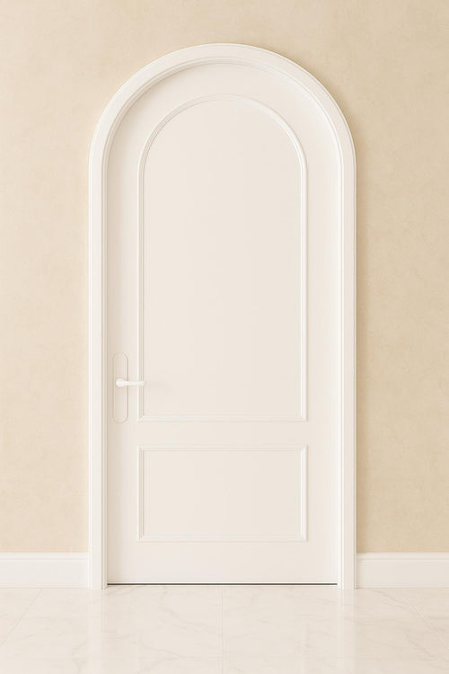 Luxury Arched Wrought Iron Door by the steel fabrication shop, product image 2
