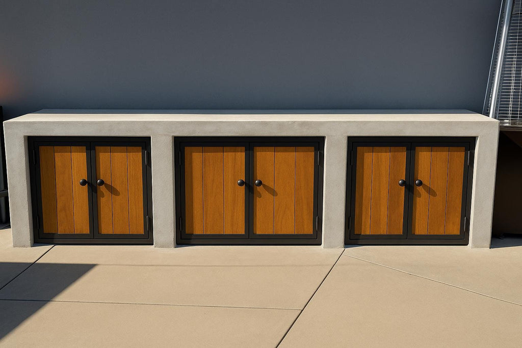 Steel Frame Outdoor Kitchen Cabinet Doors by the steel fabrication shop, product image 6
