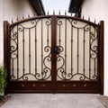 Virella Estate Scroll Driveway Gate by Crown Forge Iron, product image 1