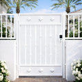 Steel Security Garden Gate – Modern Iron Entry Gate, Decorative Courtyard Gate, Front Yard Entry Gate by the steel