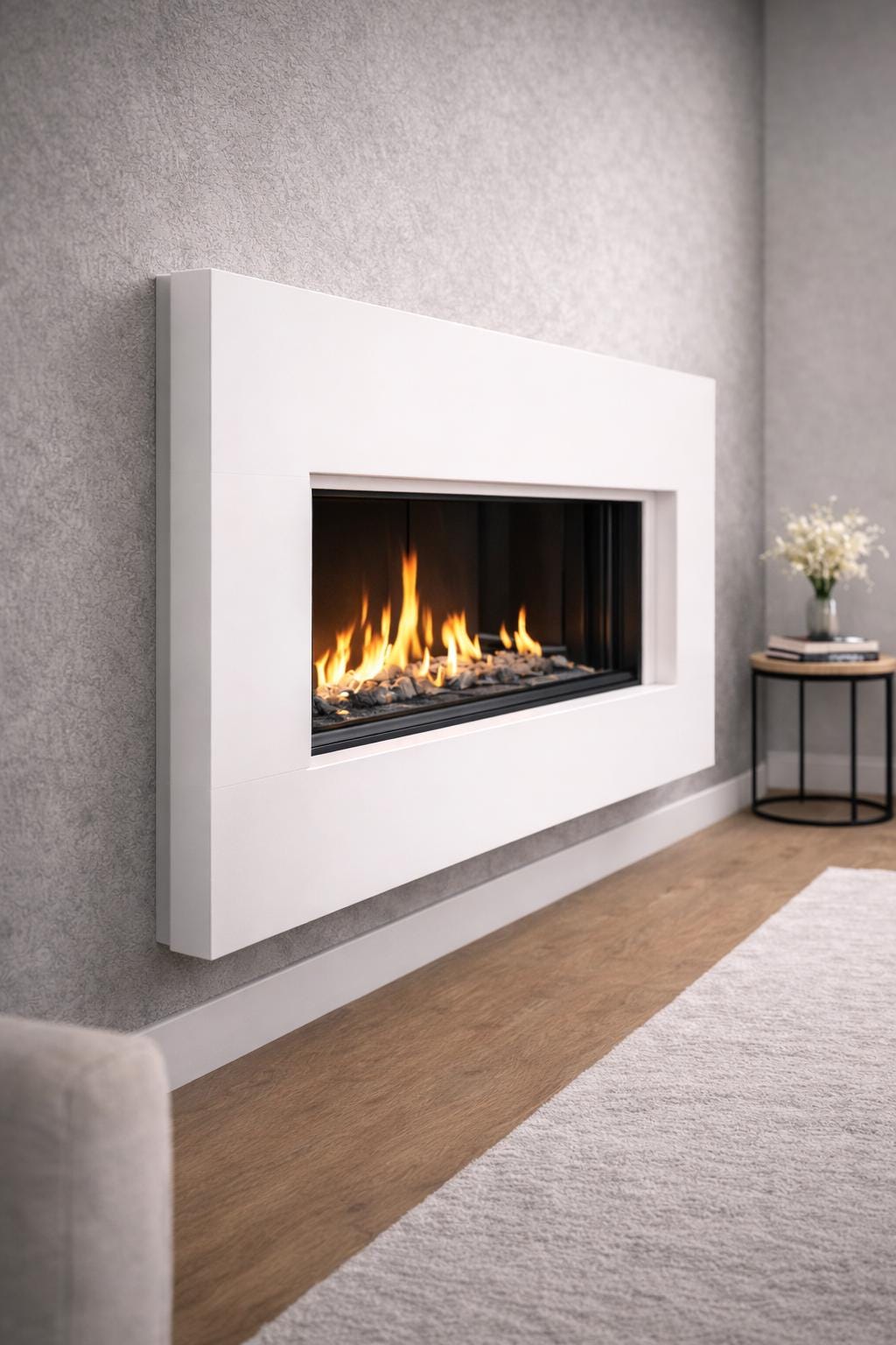 Modern Steel Fireplace Mantel by the steel fabrication shop, product image 2