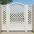 Arched Woven Steel Privacy Gate by the steel fabrication shop, product image 1