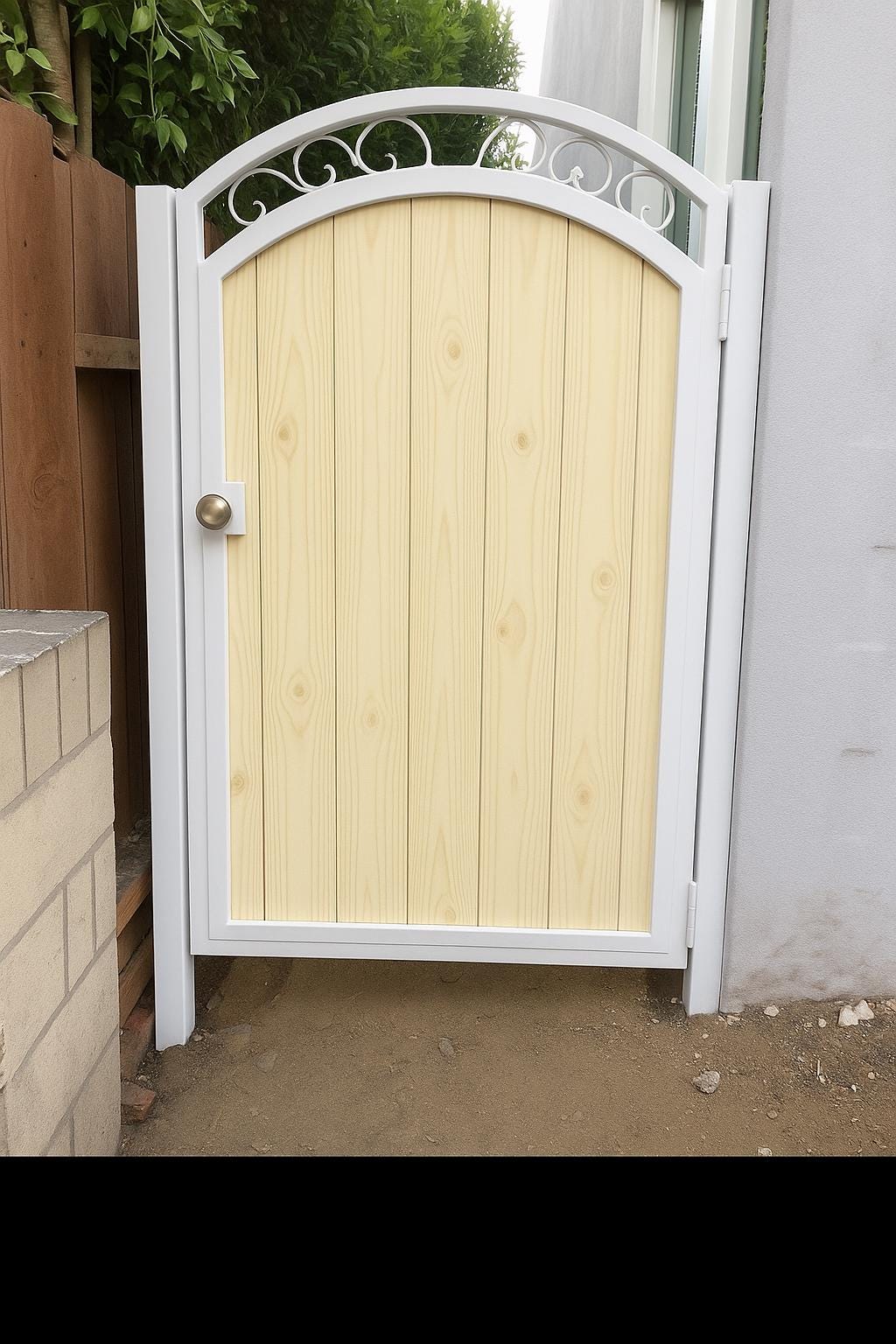 Ray Custom Wooden Exterior Door with Steel Frame by the steel fabrication shop, product image 2