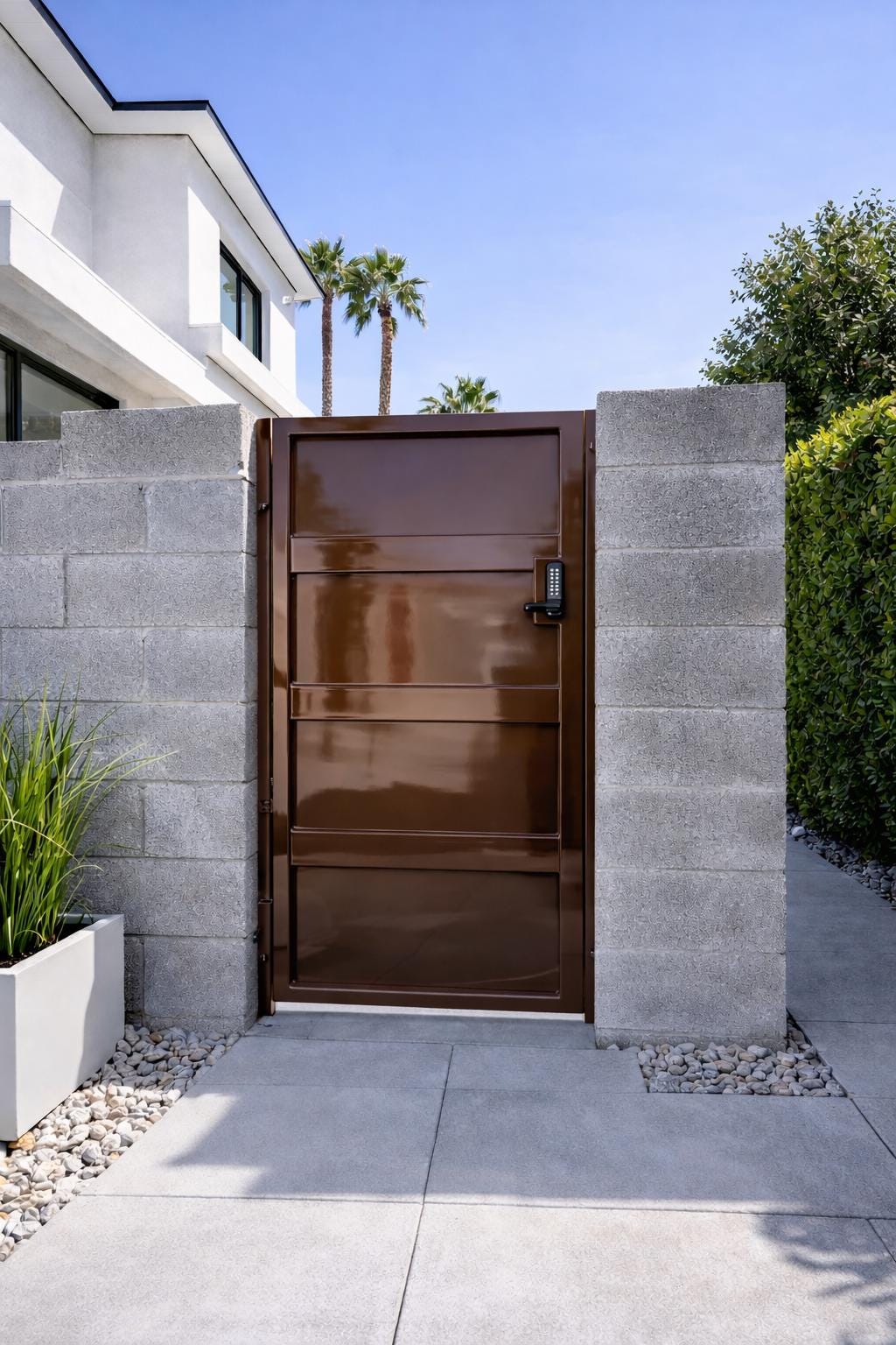 Monterra Panel Steel Security Gate by the steel fabrication shop, product image 1