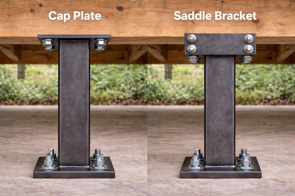 Custom 4x4 Steel Column – Welded Steel Post by the steel fabrication shop, product image 9
