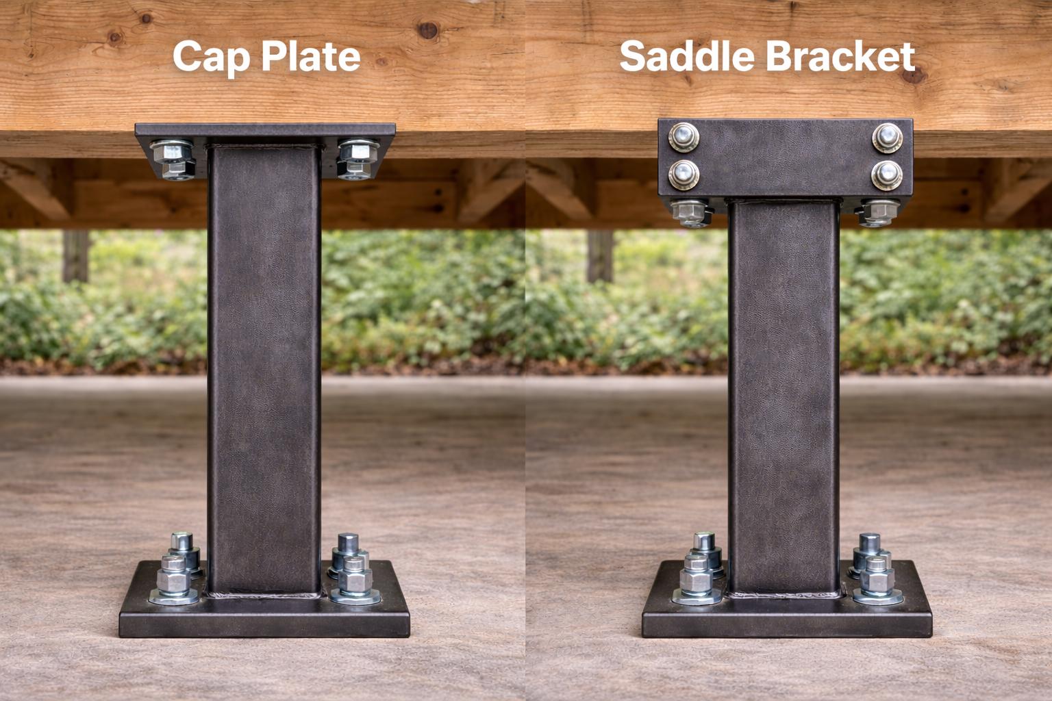 Custom 4x4 Steel Column – Welded Steel Post by the steel fabrication shop, product image 9