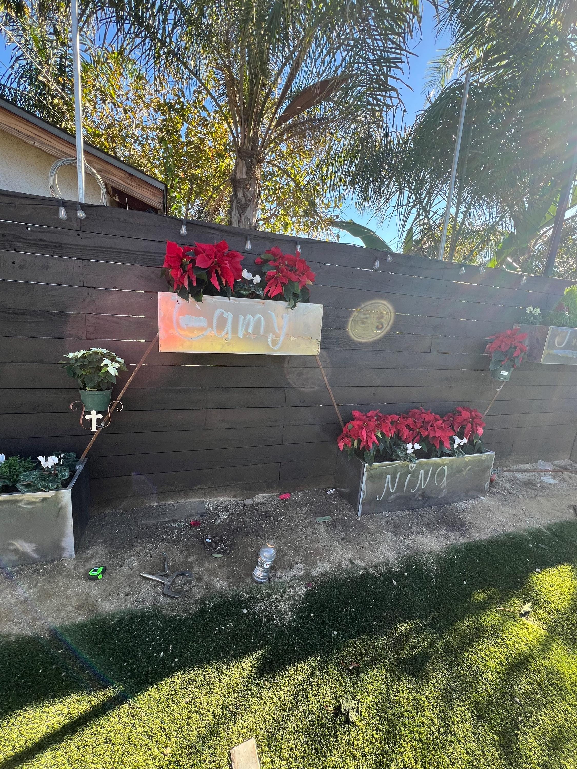 Handmade Modern Steel Planter Box by the steel fabrication shop, product image 1