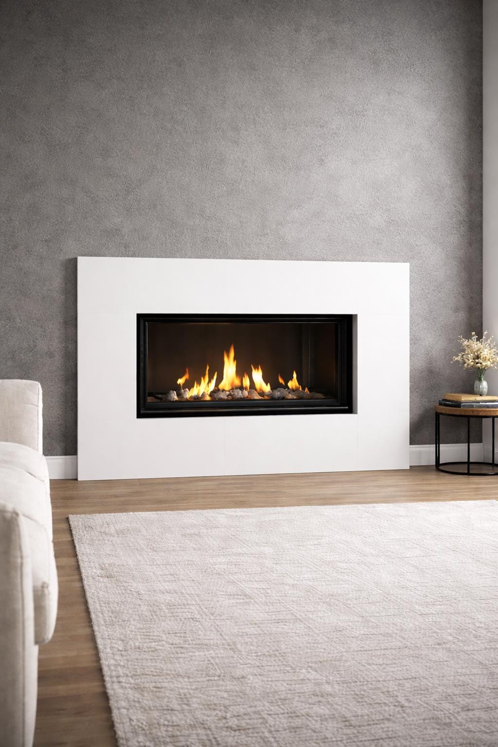 Modern Steel Fireplace Mantel by the steel fabrication shop, product image 4