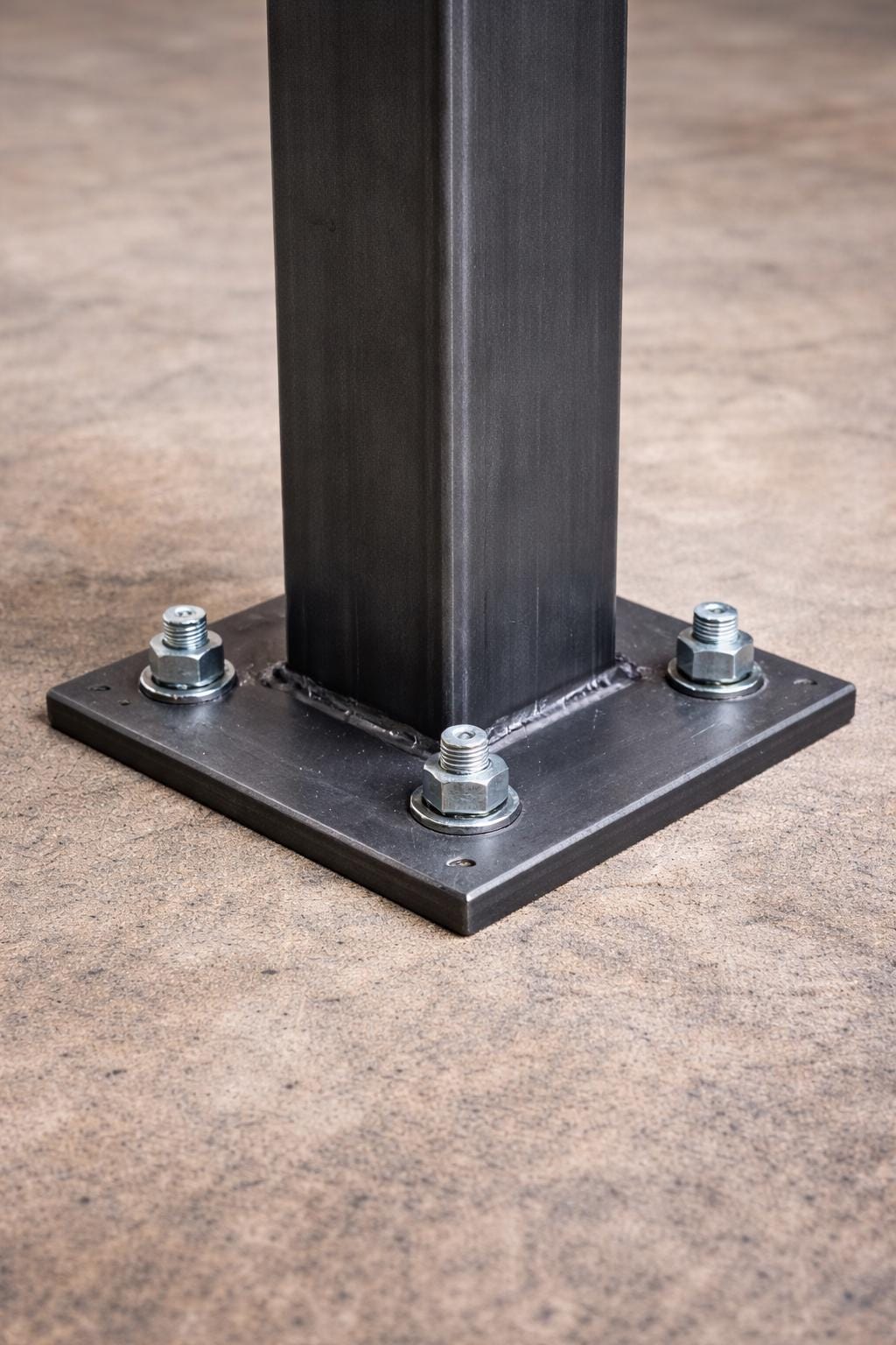 Custom 4x4 Steel Column – Welded Steel Post by the steel fabrication shop, product image 8