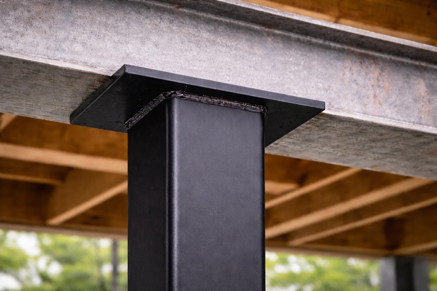 Custom 4x4 Steel Column – Welded Steel Post by the steel fabrication shop, product image 5