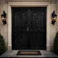 Valencia Scroll Steel Door – Double Security Door by the steel fabrication shop, product image 1