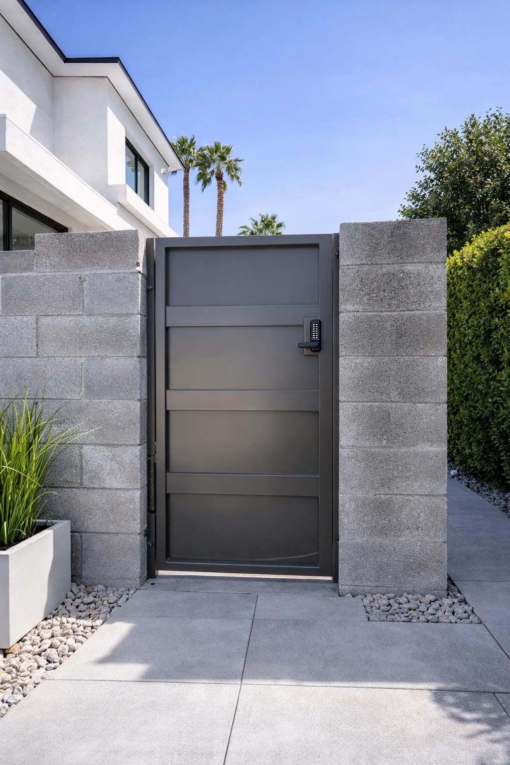 Monterra Panel Steel Security Gate by the steel fabrication shop, product image 2