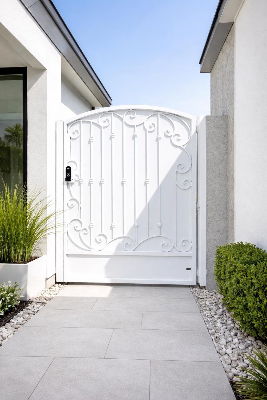Valerra Scroll Security Gate by the steel fabrication shop, product image 2
