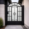 Lunara Arch Steel Security Gate by the steel fabrication shop, product image 1