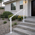 Summit Modern Handrail, Custom Metal Stair Rail, Minimalist Wrought Iron Handrail, Outdoor Step Railing, Entry Porch Handrail