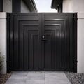 Titan Verge Modern Steel Gate by Crown Forge Iron, product image 1