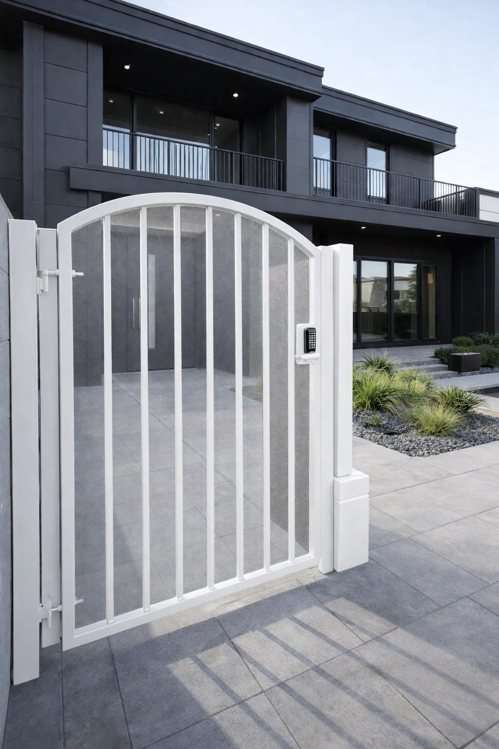 Ardessa Arch Steel Security Gate by the steel fabrication shop, product image 4