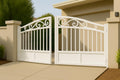 Custom Steel Driveway Gate – Modern Bi-Fold Security Entry by Crown Forge Iron, product image 1