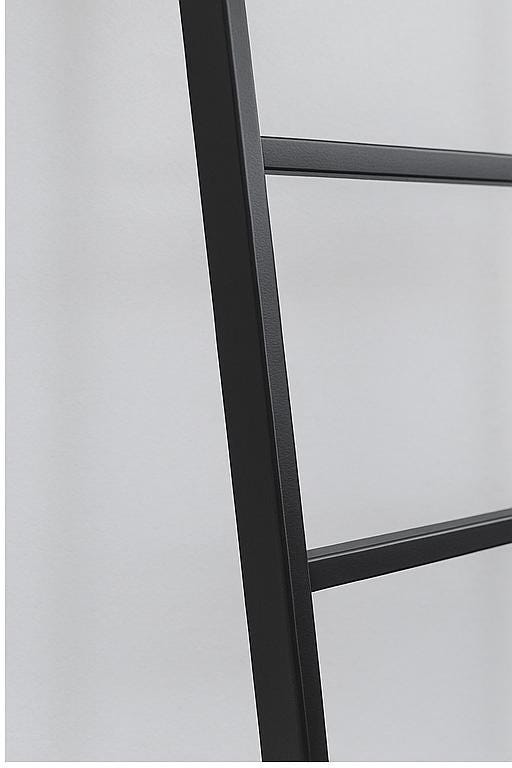 Modern Steel Towel Ladder: Freestanding Blanket Rack - Matte Black, White, Brown by the steel fabrication shop, product