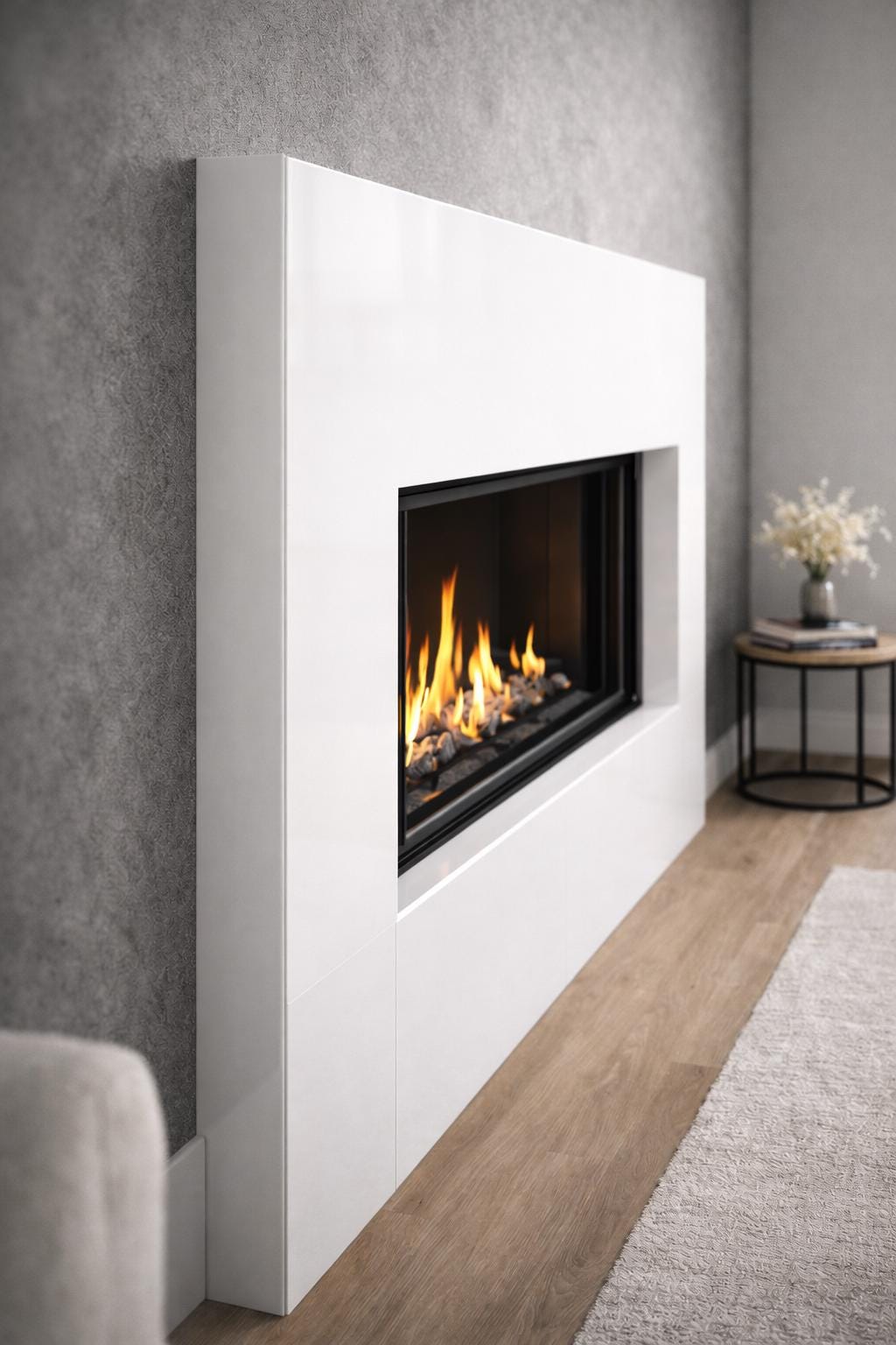 Modern Steel Fireplace Mantel by the steel fabrication shop, product image 3