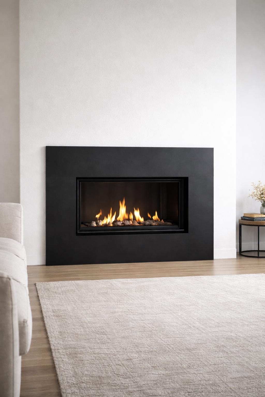 Modern Steel Fireplace Mantel by the steel fabrication shop, product image 7