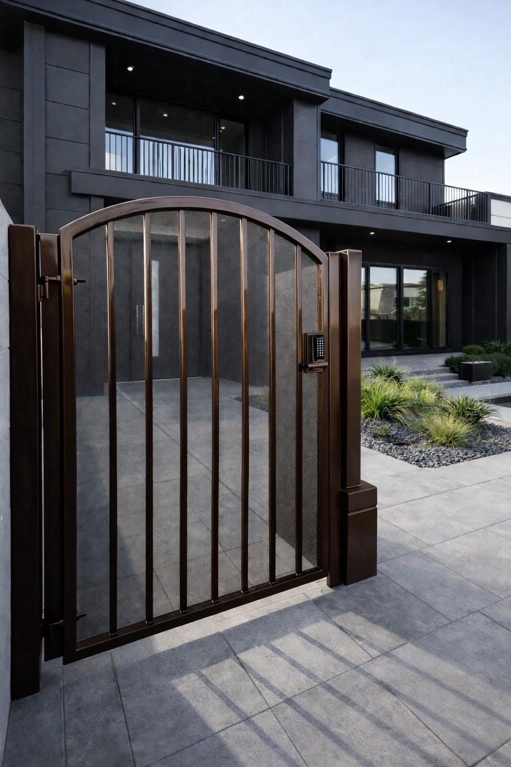 Ardessa Arch Steel Security Gate by the steel fabrication shop, product image 3