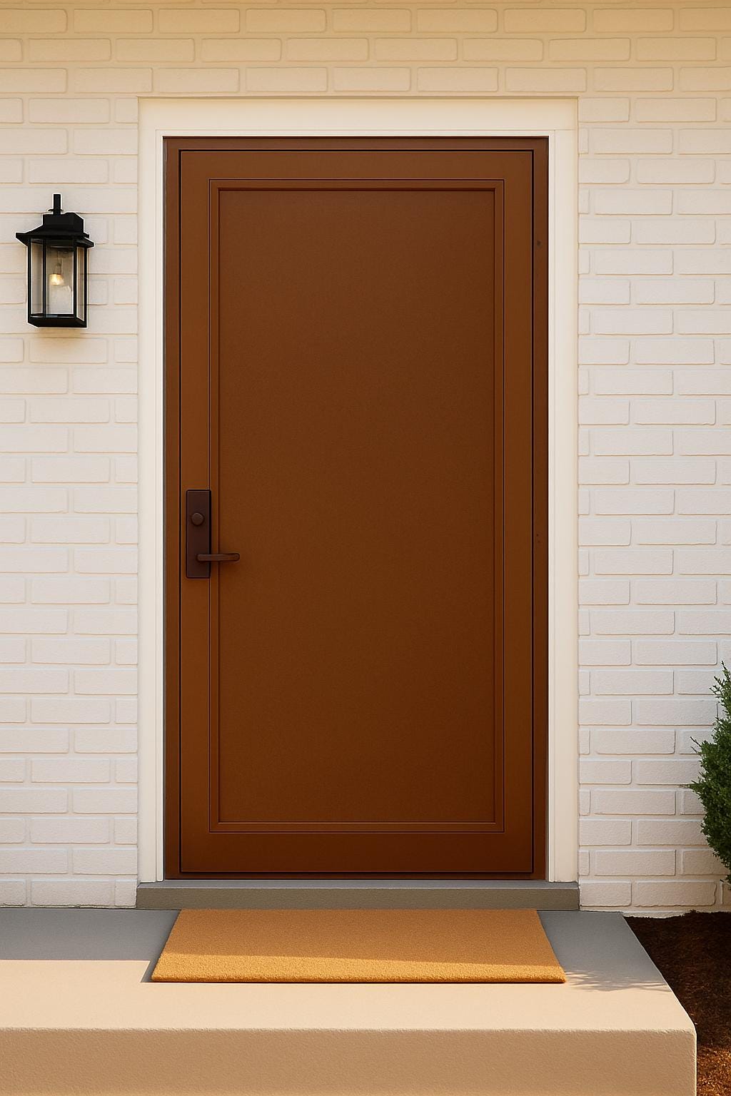 Modern Steel Security Screen Door by the steel fabrication shop, product image 4