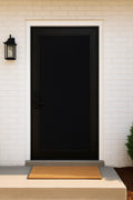 Modern Steel Security Screen Door by the steel fabrication shop, product image 1