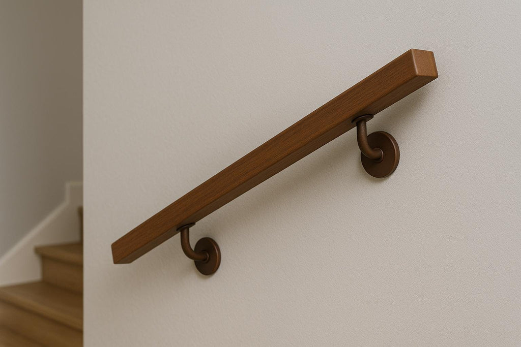 Modern Steel Wall Mounted Handrail by the steel fabrication shop, product image 5