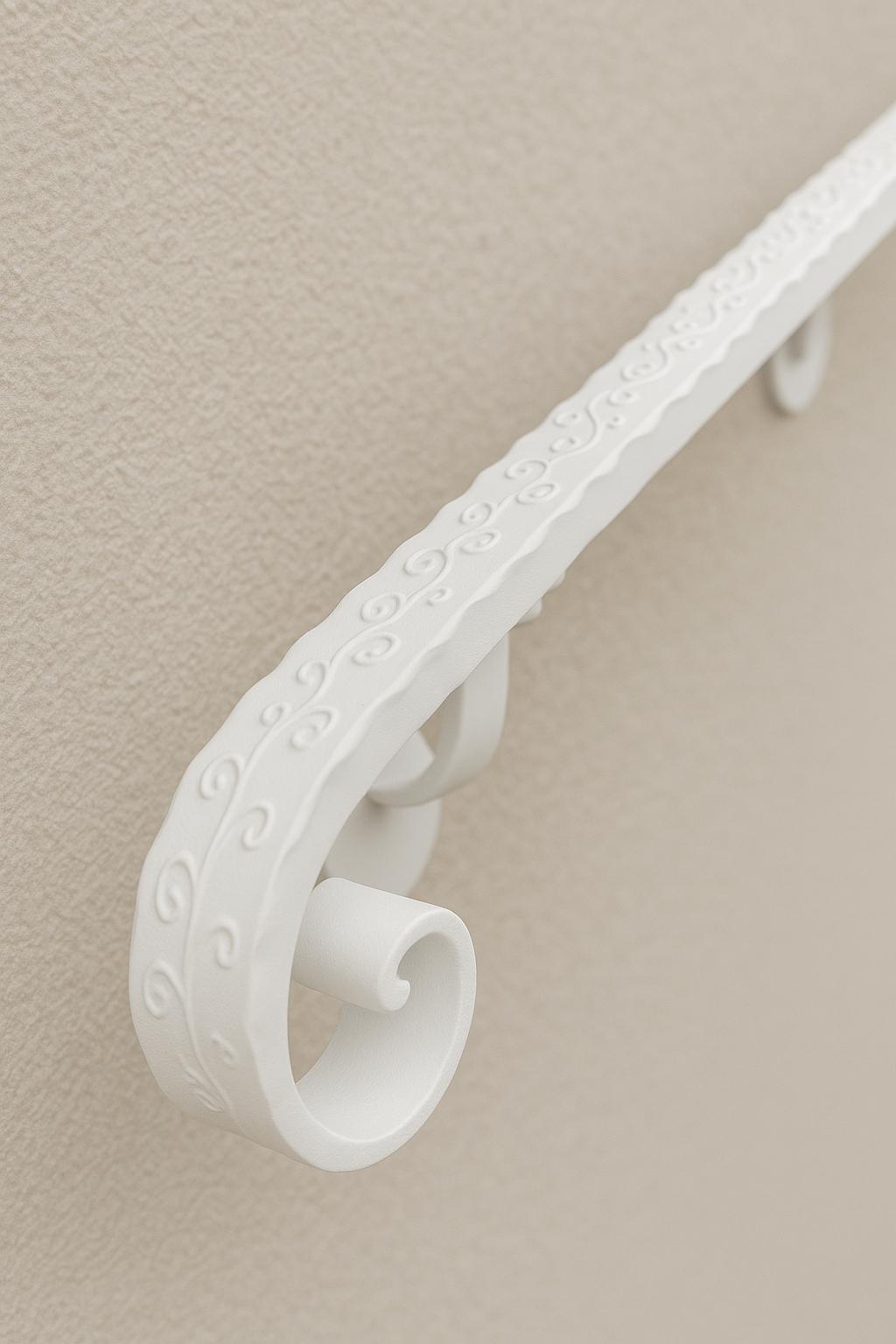 Forged Steel Scroll Handrail by the steel fabrication shop, product image 4
