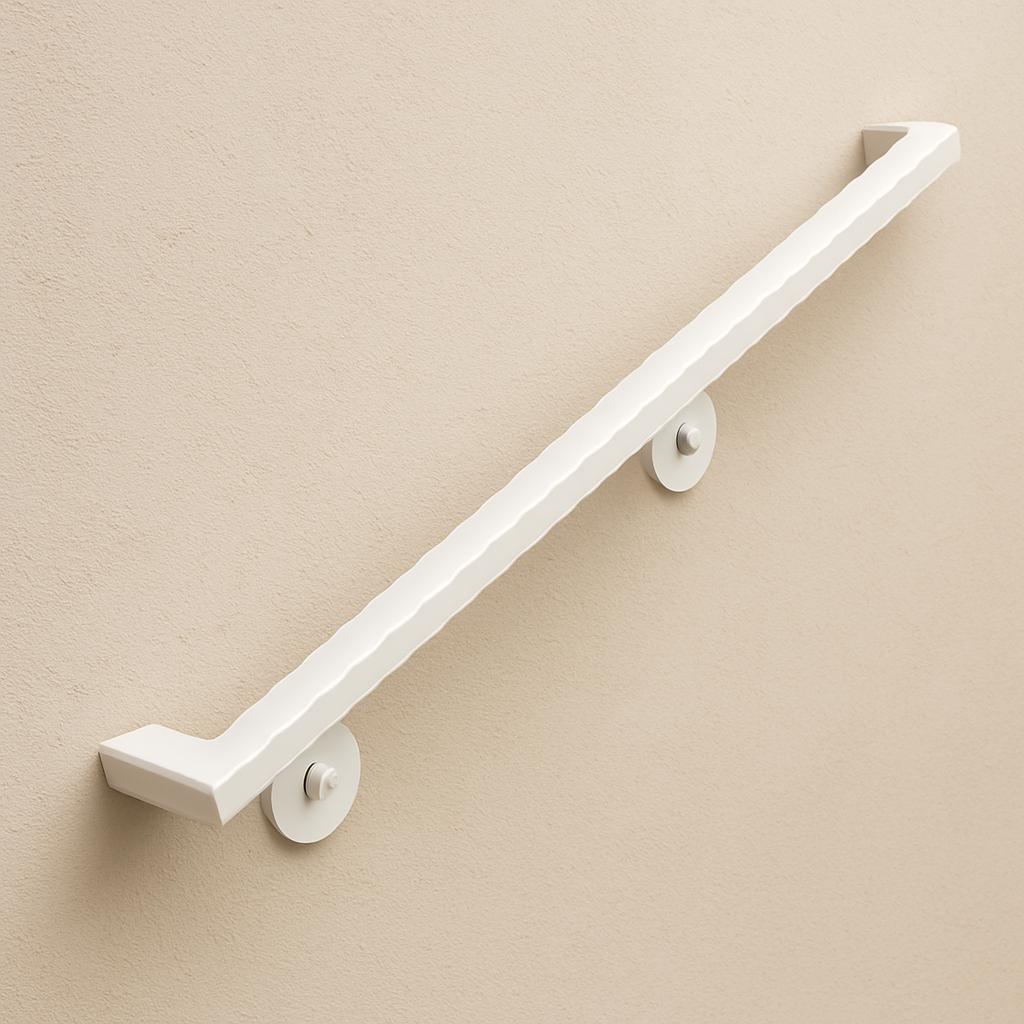 Hammered Steel Wall Handrail by the steel fabrication shop, product image 5