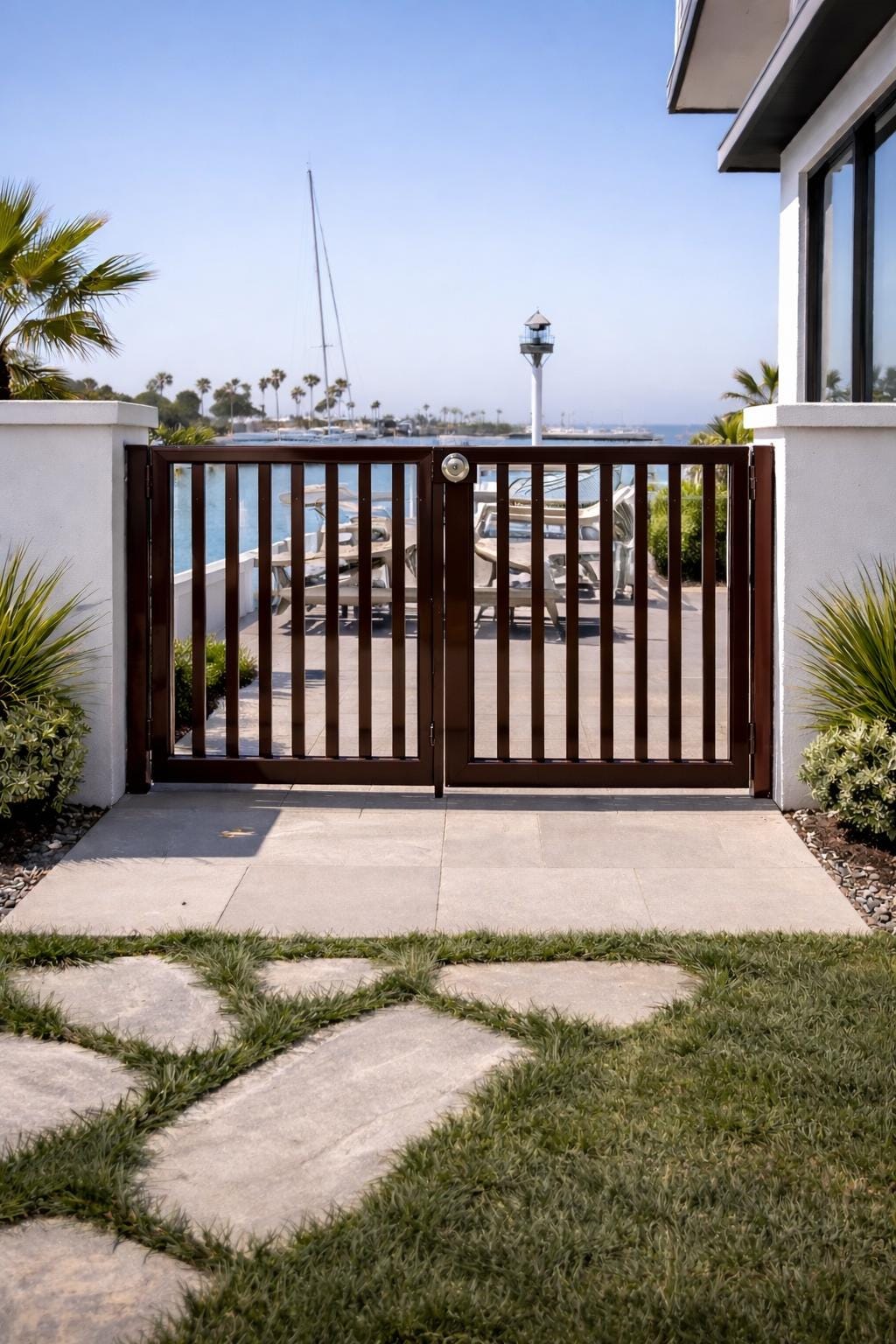 Valen Steel Entry Gate – Powder Coated Walkway Security Door by the steel fabrication shop, product image 1