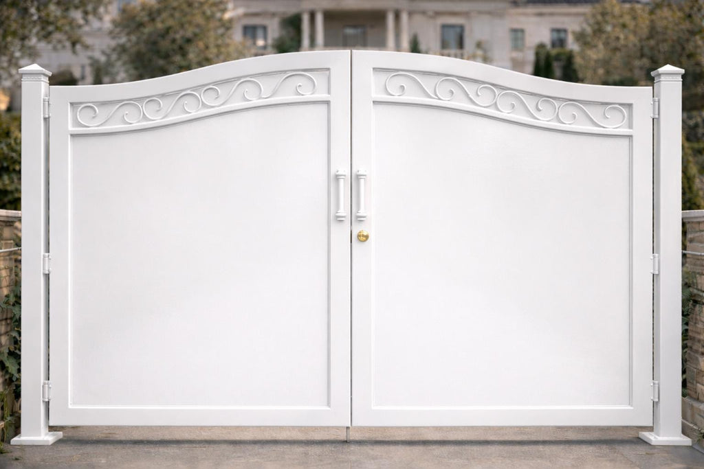 Bellagio Crest Double Driveway Gate by the steel fabrication shop, product image 3