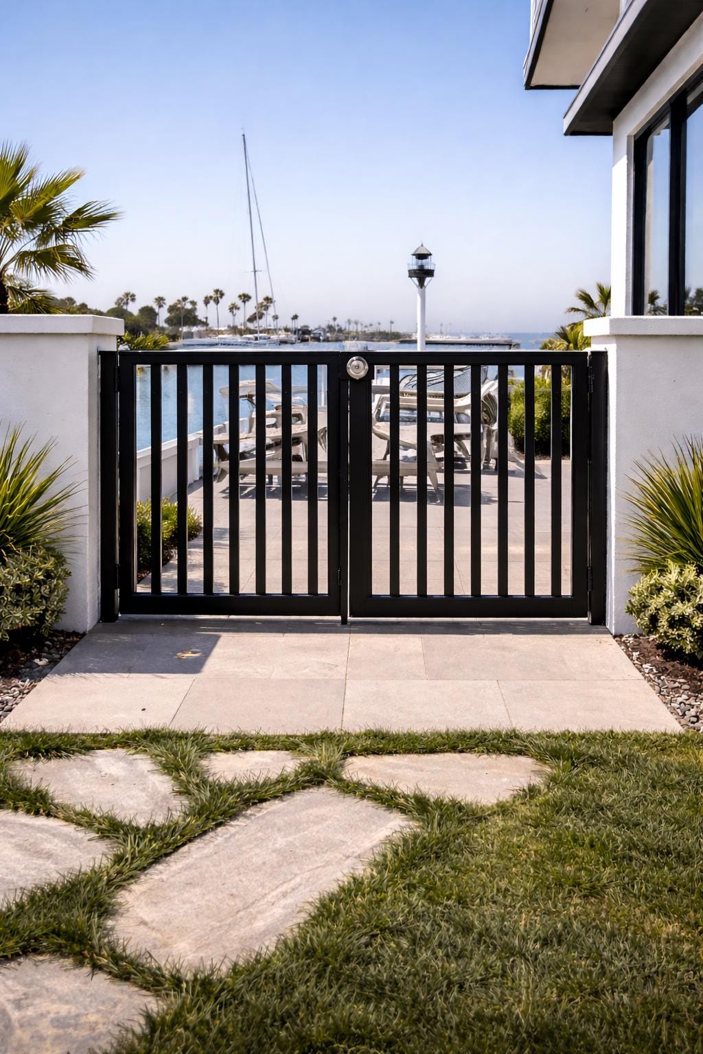 Valen Steel Entry Gate – Powder Coated Walkway Security Door by the steel fabrication shop, product image 2