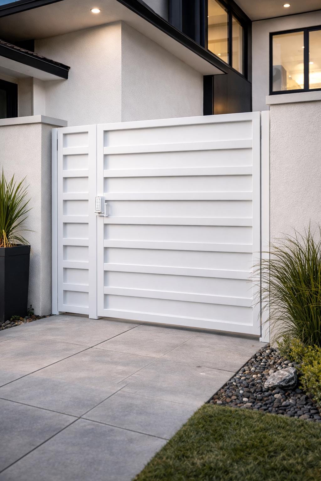 Custom Metal Pedestrian Gate by the steel fabrication shop, product image 2