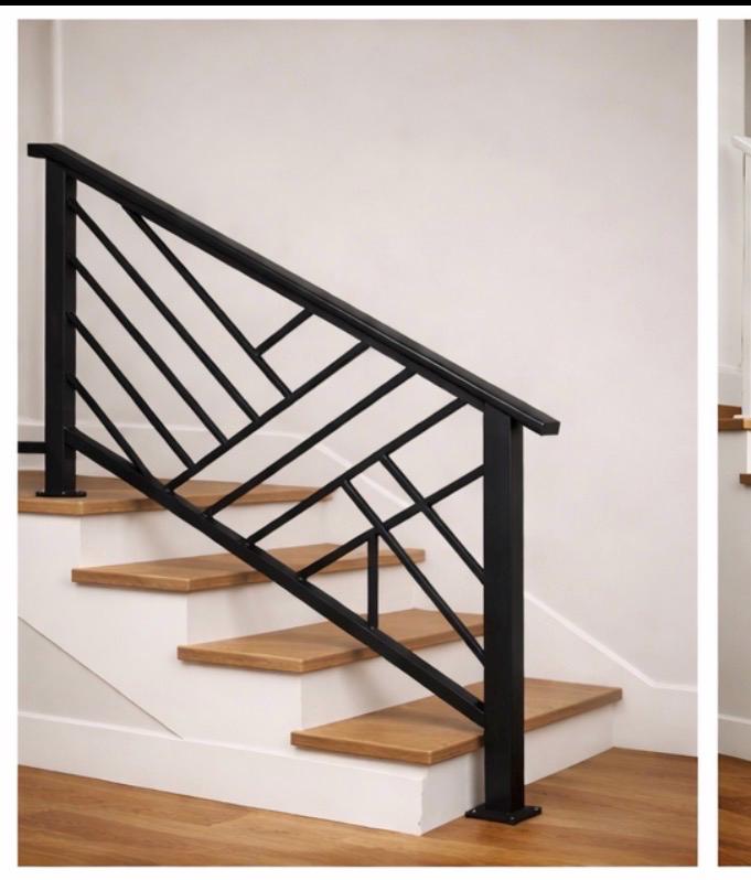 Meridian Modern Exterior Stair Railing by the steel fabrication shop, product image 2