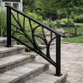 Arborline Modern Exterior Stair Railing by the steel fabrication shop, product image 1